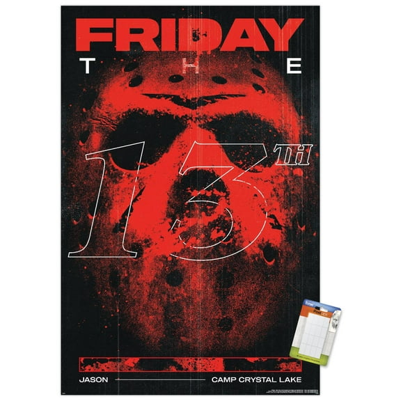 Friday The 13th - Jason Camp Crystal Lake Wall Poster, 14.725" x 22.375"