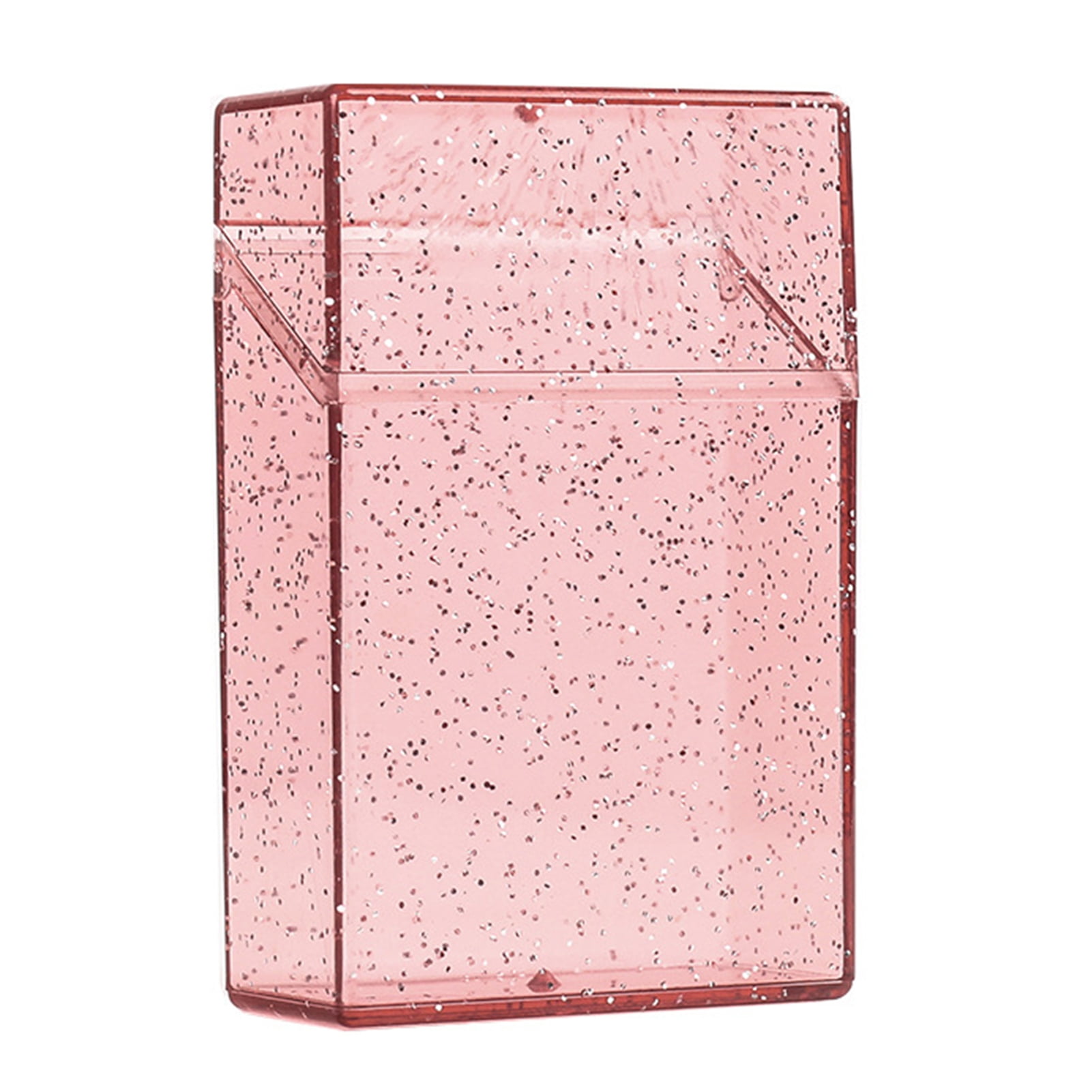 Cigarette Case Shining Clear Appearance Plastic Portable Cigarettes Box for  Smoker