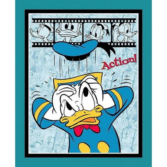 Springs Creative "Disney-Mickey & Friends/Donald 43/36in Panel 100% Cotton Fabric sold by the panel