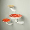 thumbnail image 2 of 3PCS Mushroom Shelf Wall Floating Shelf Decor Shelves for Bedroom, Living Room, Bathroom and More, 2 of 5