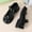 Black, variant on OGLCCG Girls School Uniform Shoes Chunky Loafers Oxfords Leather Mary Jane Shoes Fashion Wedding Party Flats Dress Shoes 3-14 Years