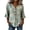 A1 Light green, variant on 3/4 Length Sleeve Womens Tops Cotton Linen Boho Button Down Blouses Peasant Floral V Neck Henley Shirt Summer Beach Vacation Retro Floral Imitation Embroidery Print Ruffle Three-Quarter Sleeve Blouse