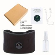 EMS Abdominal Toning Belt - Wireless ABS Stimulator Muscle Toner, Portable USB Rechargeable Ab Trainer Belly Shaper Massage Belt with 6 Modes 9 Intensities