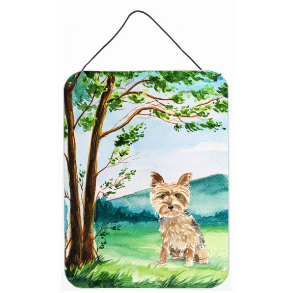 Under the Tree Yorkie Yorkshire Terrier Wall or Door Hanging Prints