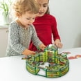 thumbnail image 3 of Eoozwa Dinosaur Castle Building Puzzle Educational Construction Toy Learning Activity Fine Motor Skills Development Reusable Interlocking Blocks, 3 of 9