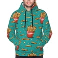 thumbnail image 4 of Hoodies for Men - Cute Fries Long Sleeve Comfrt Men'S Fashion Hoodies & Sweatshirts, Sweatshirts for Men Hoodies Pullover Clothing Clothes with Pouch, 4 of 7