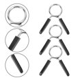 thumbnail image 3 of MasteelfCA 5Pcs Professional Barbell Collars Wear-resistant Barbell Clamps Portable Weight Clips, 3 of 8