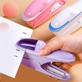 thumbnail image 3 of ABPETE Stapleless Stapler, No Staple Stapler Paper Clinch Compact Staple Free Staplers Binding Hand Tool Up to 8 Sheets Binding(2Pcs Green), 3 of 16