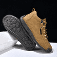 thumbnail image 5 of NexTorq Women's Fashion Sneakers, Women's Ankle Boots & Booties, Ankle Chukka Boots Slip On Breathable Loafers Handmade Fashion Sneakers Mid top Walking Driving Flats Shoes, Camel, 8, 5 of 7