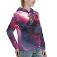 thumbnail image 6 of Kdxio Astronaut Riding Fiery Horse Print Womens Oversized Hoodies Sweatshirts Hooded Pullover Tops Sweaters Casual-Medium, 6 of 7