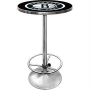 Trademark Global Brooklyn Nets NBA Chrome Pub Table