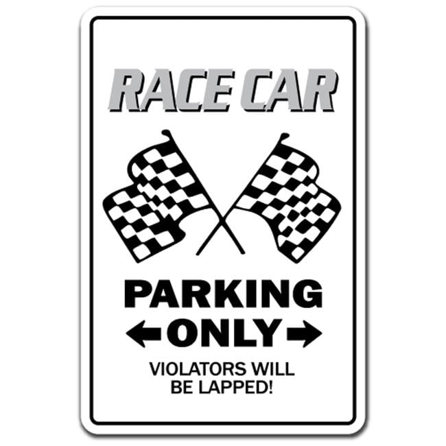 SignMission 5 x 7 in. Race Car Decal Racing Drag Strip Midget Auto