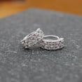 thumbnail image 3 of QQTDFG Hollowed Band Ear Cuff 925 Sterling Silver CZ Non-Piercing Earring A4474-Silver - 1 pair, 3 of 4