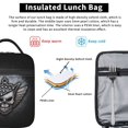 thumbnail image 4 of Lunch Bag for Men Women with Buckle Handle, Insulated Food Cooler for Work Picnic and Travel, 4 of 6