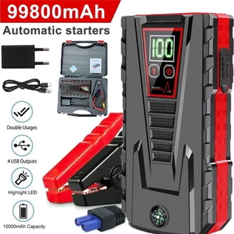 NUSICAN Portable Car Jump Starter, 2600A Peak 22000mAh Lithium