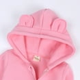 thumbnail image 3 of Newborn Onesie Romper Suit Thick Hat Zipper Autumn and Winter Onesies 0-24Months, 3 of 7