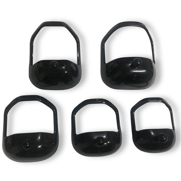 Vogacara 5 piezas de corte de barba, moldeador de línea de plástico, plantilla de recorte de vello facial, plantilla de guía de modelado de afeitadora, Type7 NO7 Vogacara CE001597-02B