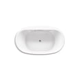 thumbnail image 5 of Kohler 5717-W1-0 71.5 x 41.5 in. Underscore Drop-In Bath with Bask Heated Surface - White, 5 of 6