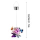 thumbnail image 3 of Farol colgante de malla solar para exteriores con diseño de mariposas de colores, lámpara LED redonda de 16 cm para decoración de jardín | Iluminación de metal resistente a la intemperie IP45 para, 3 of 9