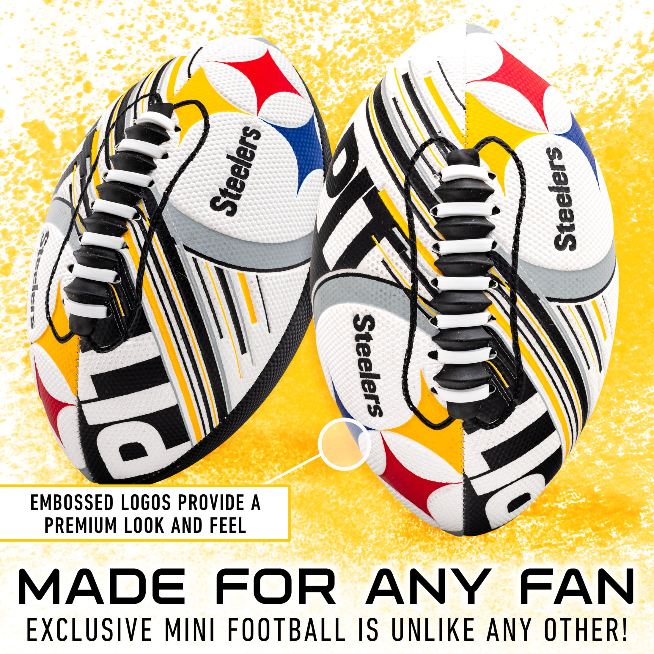 NFL Pittsburgh Steelers Football - Youth Mini Football - 8.5
