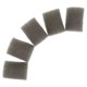 thumbnail image 1 of IDEANATEGRATE 5Ud Cepillo Para Tornillos De Con De Esponja Y Anillo Metálico Gris, 1 of 6