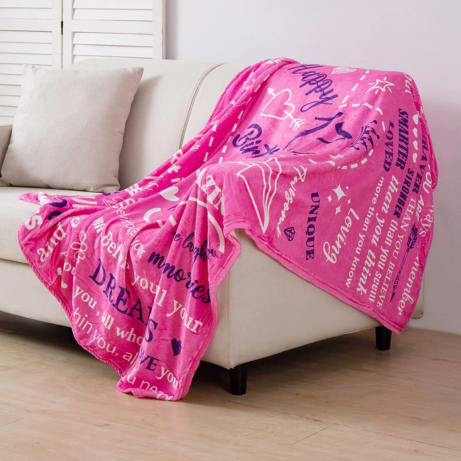  Paihvcn Gifts for 15 Year Old Girls, 15th Birthday Gifts for  Teen Girls, Quinceanera Gifts, 15th Birthday Decorations for Girls, 15 Year  Old Girl Birthday Gift Ideas Throw Blanket 60x50 