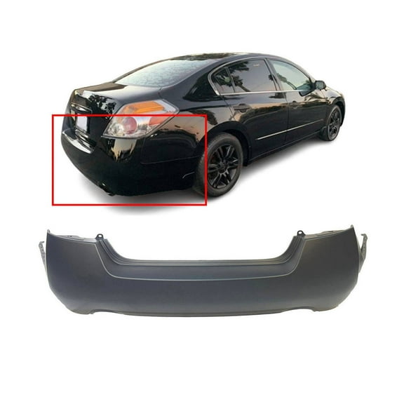 DCP Primed Rear Bumper Cover for 2007-2012 Nissan Altima Sedan Hybrid Base SL SR S