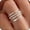 Silver, variant on LUNVKY 4PCS 18K Gold Plated Rings for Women Non Tarnish Knuckle Dainty Fashion CZ Ring Pinky Thin Thumb Stackable Ring Set Birthday Valentines Day Jewelry Gifts Teen Girlfriend Wife Her Age Ideas