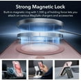 thumbnail image 3 of for iPhone 16 Pro Max Case, Compatible with MagSafe, Shockproof Military-Grade Protection, Magnetic Phone Case for iPhone 16 Pro Max, Classic Hybrid Case (HaloLock), Clear, 3 of 5