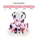 thumbnail image 2 of Dinheiro Vestido de Perro Conjunto de Arnés y Correa para Perros Pequeños Pajarita Floral Vestido de Cachorro de Niña Transpirable Lindo Princesa Vestidos de Perro Primavera Verano Ropa para Gatos, 2 of 5