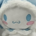 thumbnail image 3 of 10in Blue Cute Cinnamoroll Plush Toy Soft Stuffed Anime Cartoon Animal Toys Kids Christmas Birthday Gift with Sucker -25cm, 3 of 6