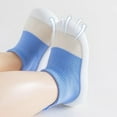 thumbnail image 6 of Splozh First Walker Shoes Baby Sock Shoes Breathable Soft Bottom Toddler Learning Shoes Floor Socks First Walking Shoes Blue,US 7, 6 of 8
