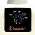 thumbnail image 3 of Licuadora Bosstech 550 watts 3 velociades con Vaso de plastico de 2 lts Beige, 3 of 4