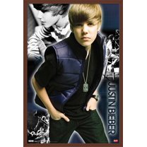 Justin Bieber - Cool Wall Poster, 22.375" x 34", Framed