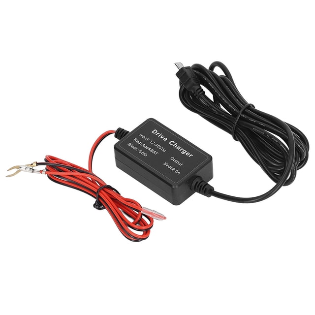 Dash Cam Hardwire Kit 24h Surveillance for Car Mirror Cam and GPS Navigator