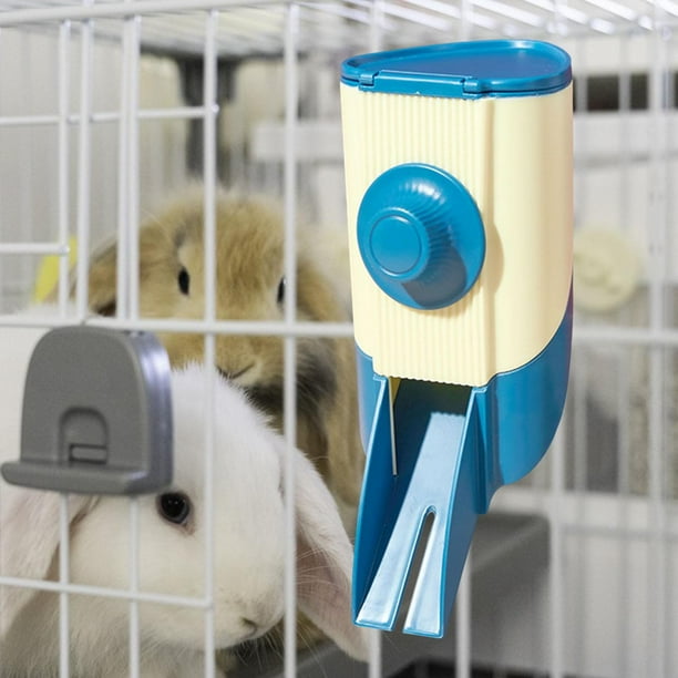 Automatic pellet clearance feeder rabbit