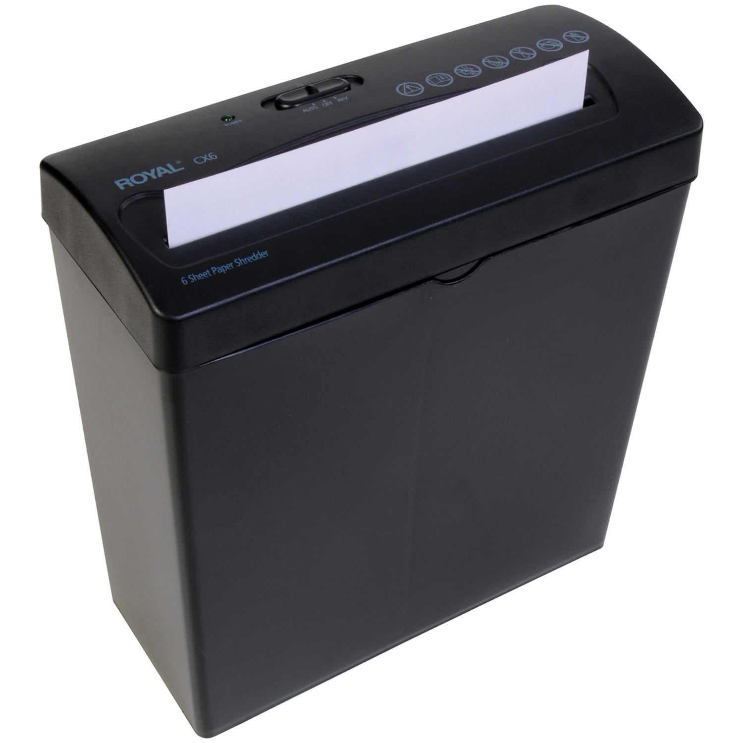 Royal CX6 6-Sheet Crosscut Shredder, 29183G-BK