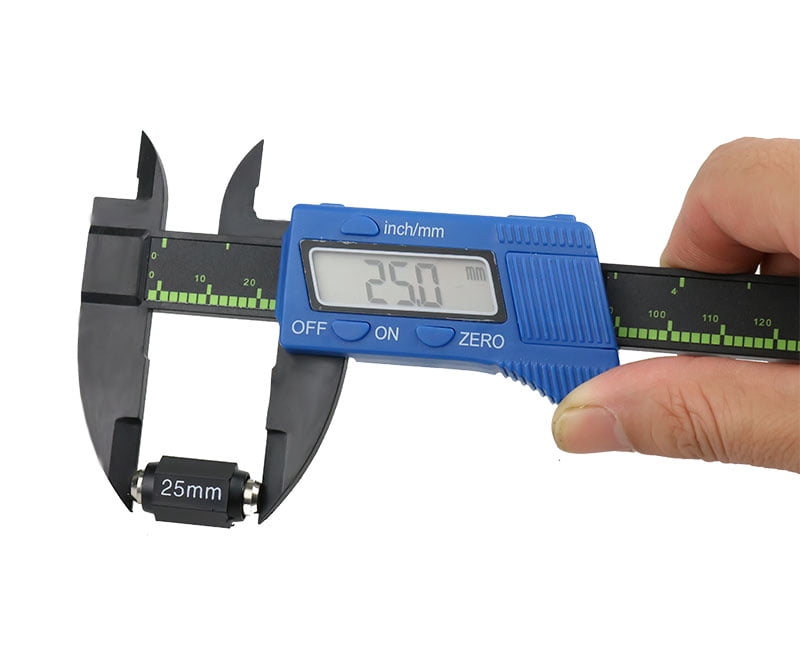 150mm 6 Inch LCD Digital Electronic Carbon Fiber Vernier Caliper Gauge Micrometer Measuring Tool
