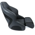 thumbnail image 4 of NORTHCAPTAIN M3 Premium Sport Flip Up Boat Seat Captain Bucket Seat with Boat Seat Cover,Charcoal/Black, 4 of 8