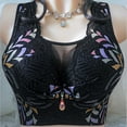 thumbnail image 2 of YWDJ Wireless Bras for Women Plus Size Full Coverage Pull on Push up Comfort Straps Support Lace Bralette Breathable Soft Bra for All Shapes Sagging Breasts Black 36, 2 of 7
