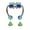 Colorful, variant on Personalized Horseshoe Fake Nose Ring Hoop Magnetic Septum Nose Rings Non Piercing Nose Studs Stainless Steel Nose Ring