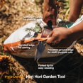 thumbnail image 2 of Hori Hori Garden Knife with Sheath, Multi-Purpose Heavy Duty Gardening Hand Tool for Weeding, Planting, Digging with Hanging Hole, 2 of 4