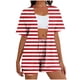 thumbnail image 1 of Mujeres largo cardigan con bolsillos de moda suelto diario casual no posicionamiento impreso conjunto, manga corta superior y pantalones, 1 of 6