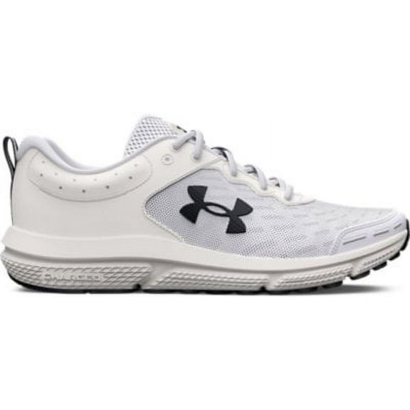 Under Armour Men's UA Charged Assert 10 Running Shoes White/Black/Black - 3026175-104