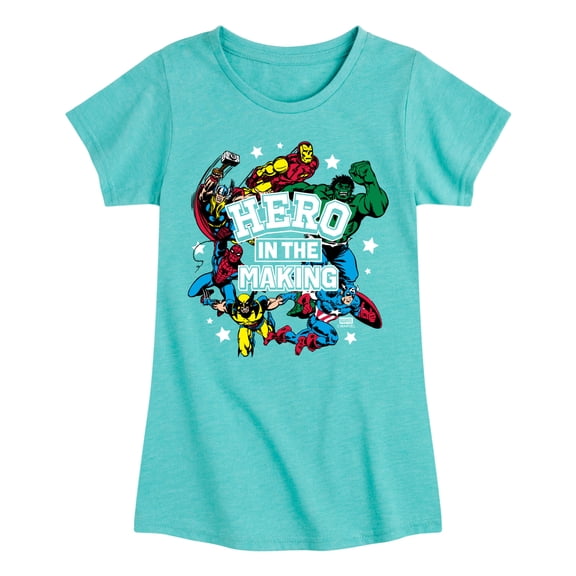 Marvel - Hero in the Making - Youth Girls Fitted Short Sleeve T-Shirt