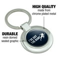 thumbnail image 5 of I've Got The Runs Running Runner Funny Classy Round Chrome Plated Metal Keychain, 5 of 8