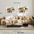thumbnail image 4 of Elephant Stock Golden Tools Hair Salon Wall Art - Horizontal Canvas Wall Art - Living Room Wall Decor - Fashion And Beauty Canvas - Brown And Gold Decor - 45" x 30", 4 of 8