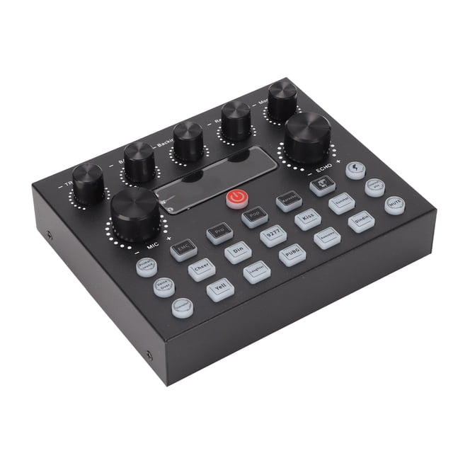 Mezclador de Sonido Estéreo, Enchufe y Reproducción de 16 bits DJ Mezcador admite un Diseño de Muesca de Muidad para PC para transmisión en vivo