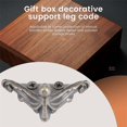 thumbnail image 4 of 30 piezas de patas de caja de joyería antigua, protector de esquinas de madera, patas decorativas para muebles para bricolaje Je, 4 of 5