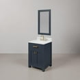 thumbnail image 3 of Water Creation Madison 24" Wood Single Bathroom Vanity in Blue/Gold, 3 of 7